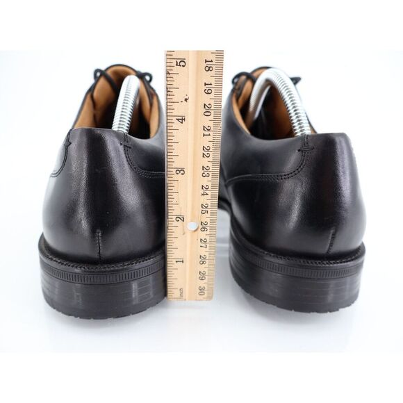 Cole Haan Men's Bedford Derby Plain Toe Shoes Mens 10 M Black Leather Lace Up - Picture 6 of 12